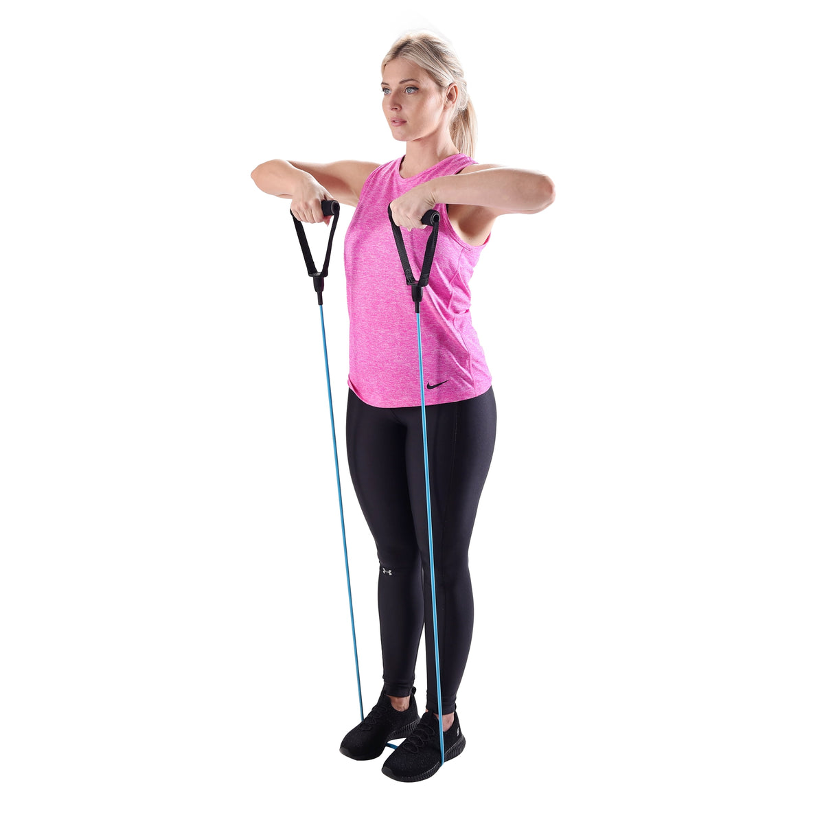 Light Resistance Blue Exercise Resistance Tube Band