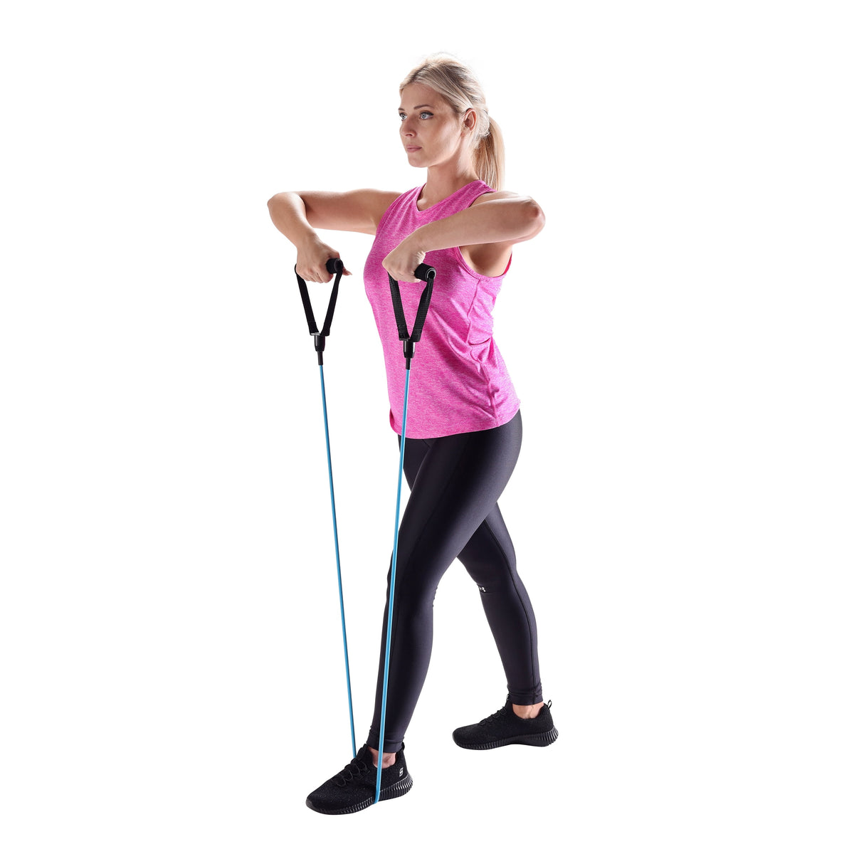 Light Resistance Blue Exercise Resistance Tube Band
